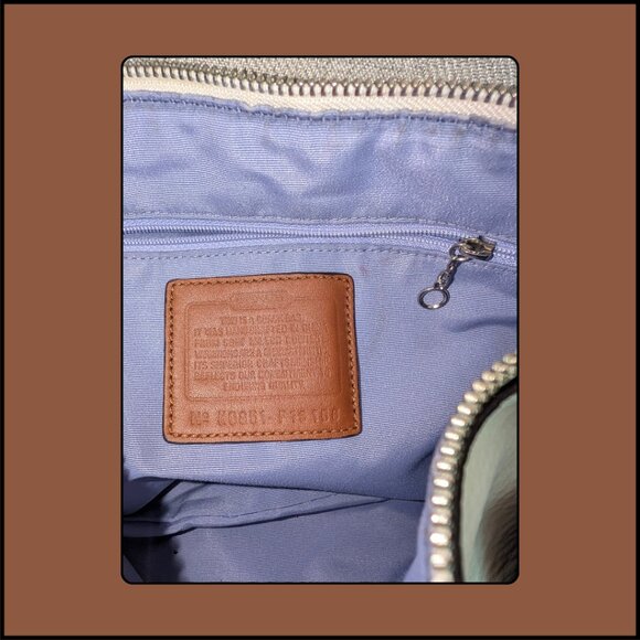 Coach White Leather Satchel - Picture 3 of 3